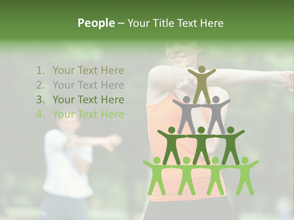 Pretty Smile Woman PowerPoint Template