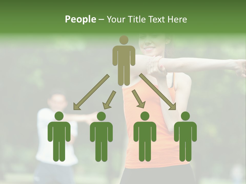 Pretty Smile Woman PowerPoint Template