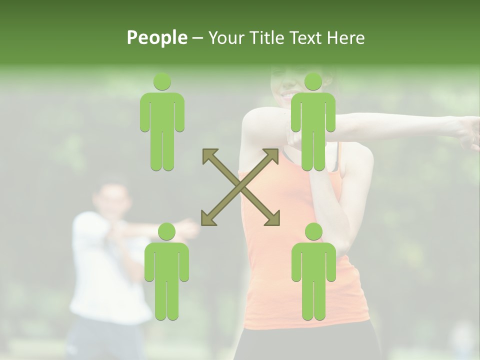 Pretty Smile Woman PowerPoint Template