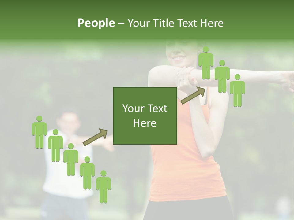 Pretty Smile Woman PowerPoint Template