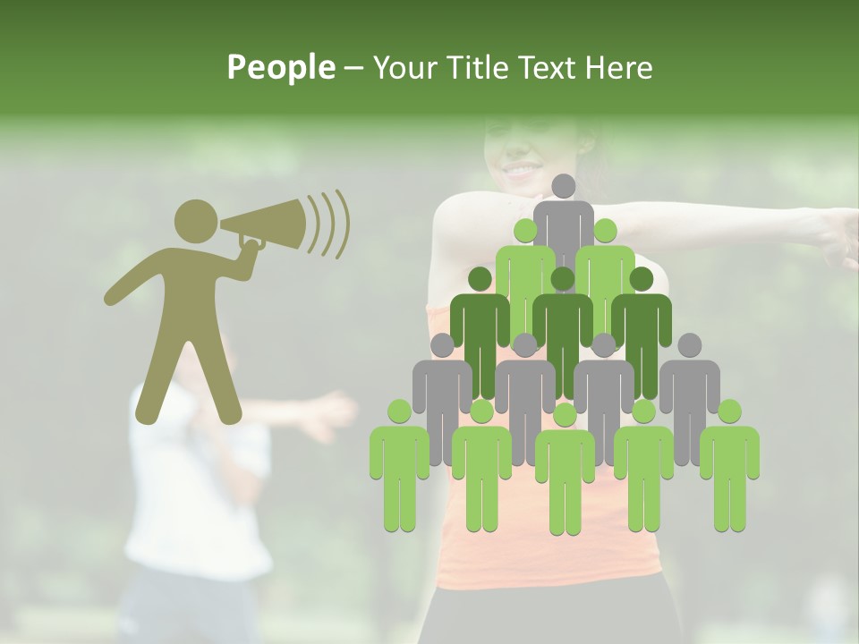 Pretty Smile Woman PowerPoint Template