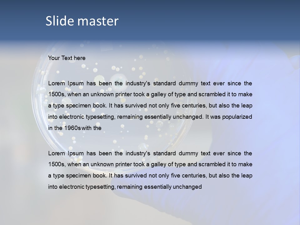 Germs Experimental Medicine PowerPoint Template