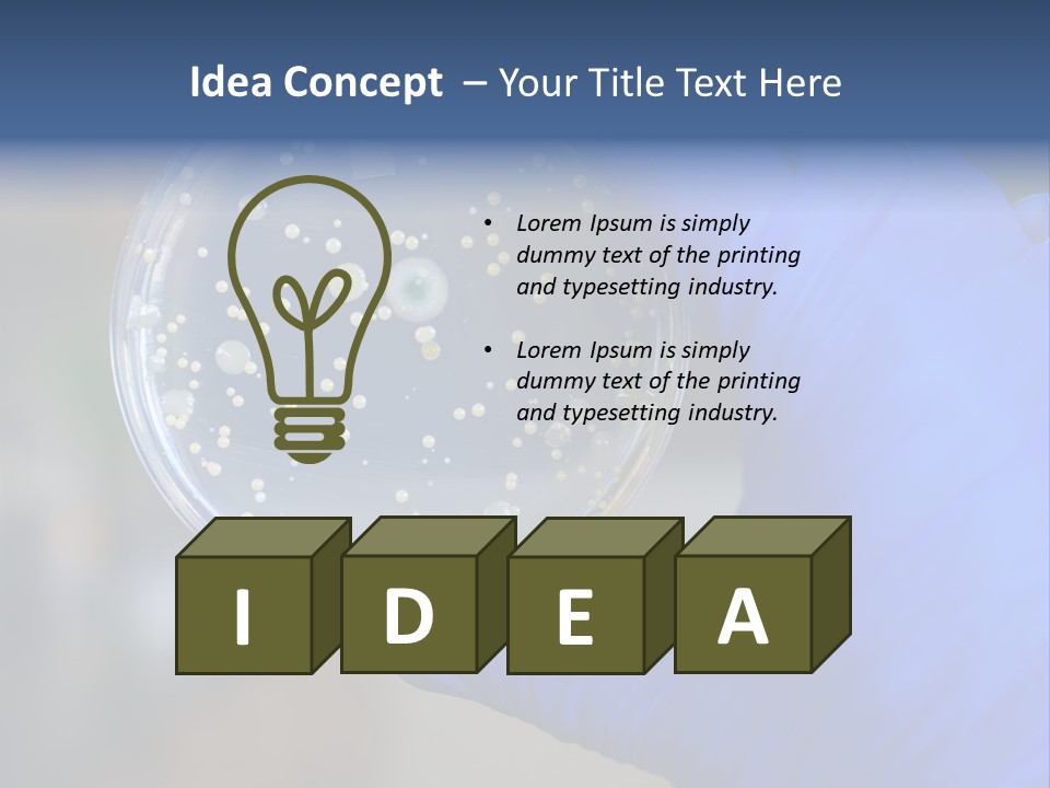 Germs Experimental Medicine PowerPoint Template