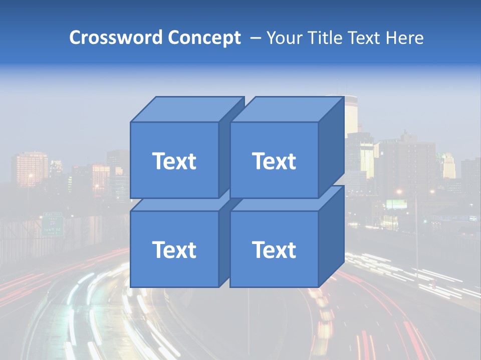 Dusk Building Office PowerPoint Template