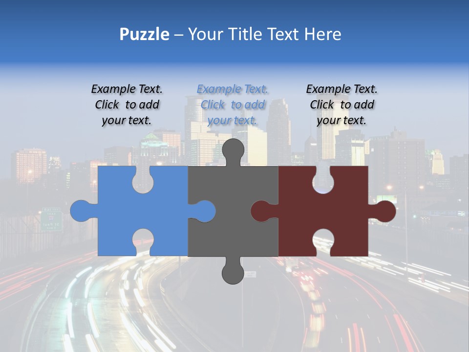 Dusk Building Office PowerPoint Template