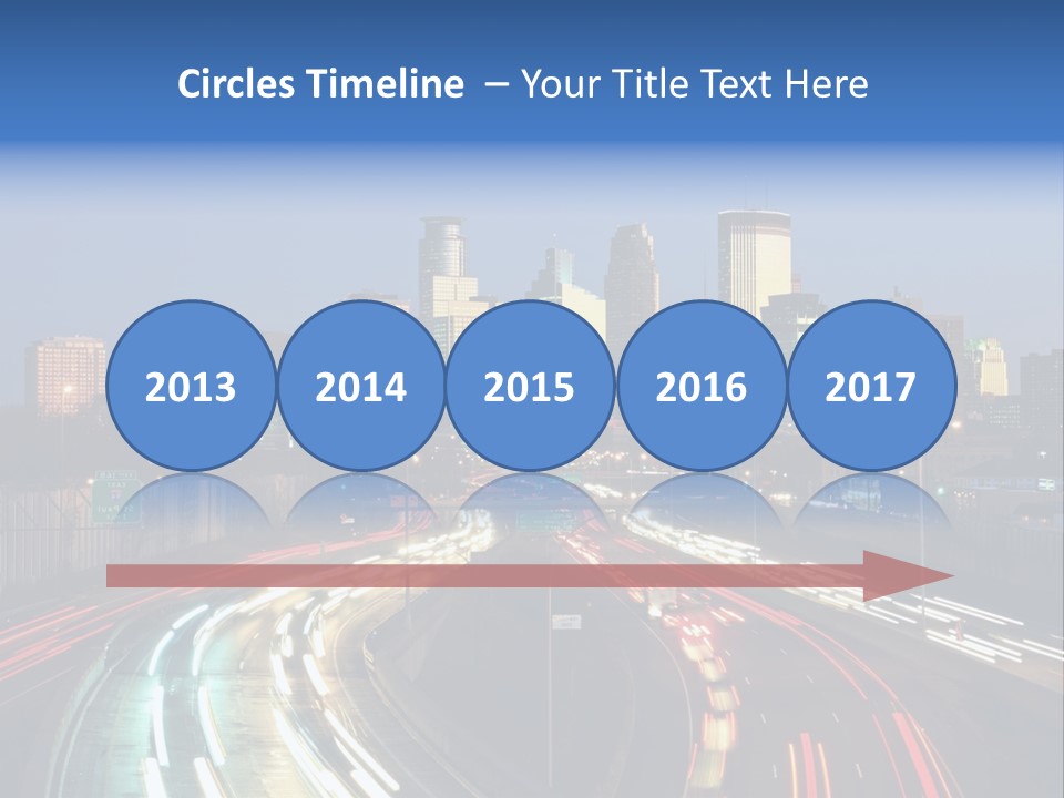Dusk Building Office PowerPoint Template