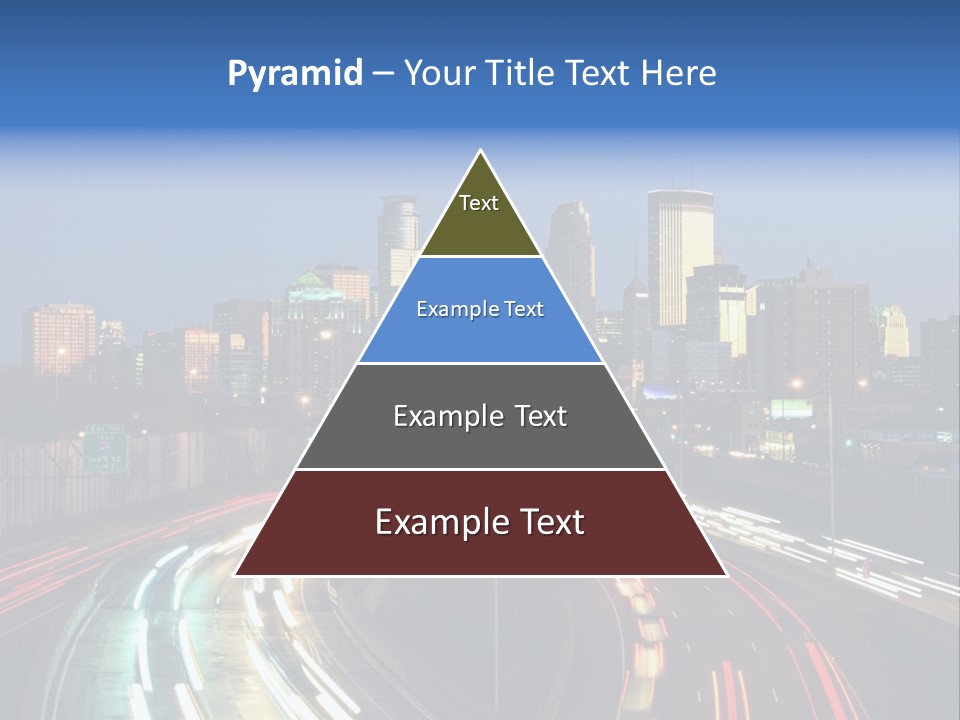 Dusk Building Office PowerPoint Template