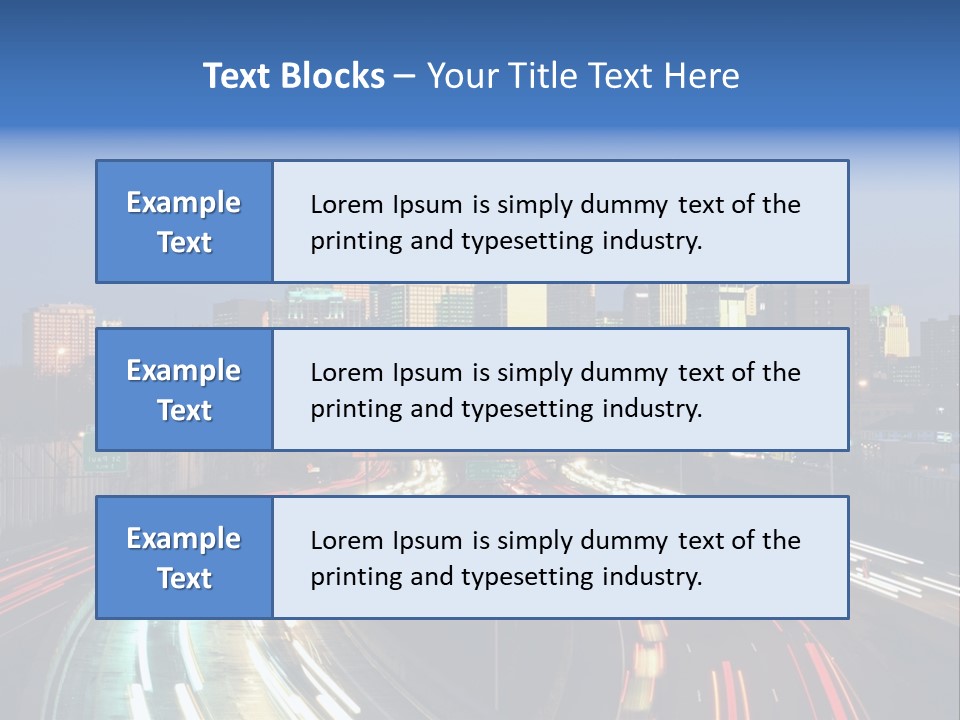 Dusk Building Office PowerPoint Template