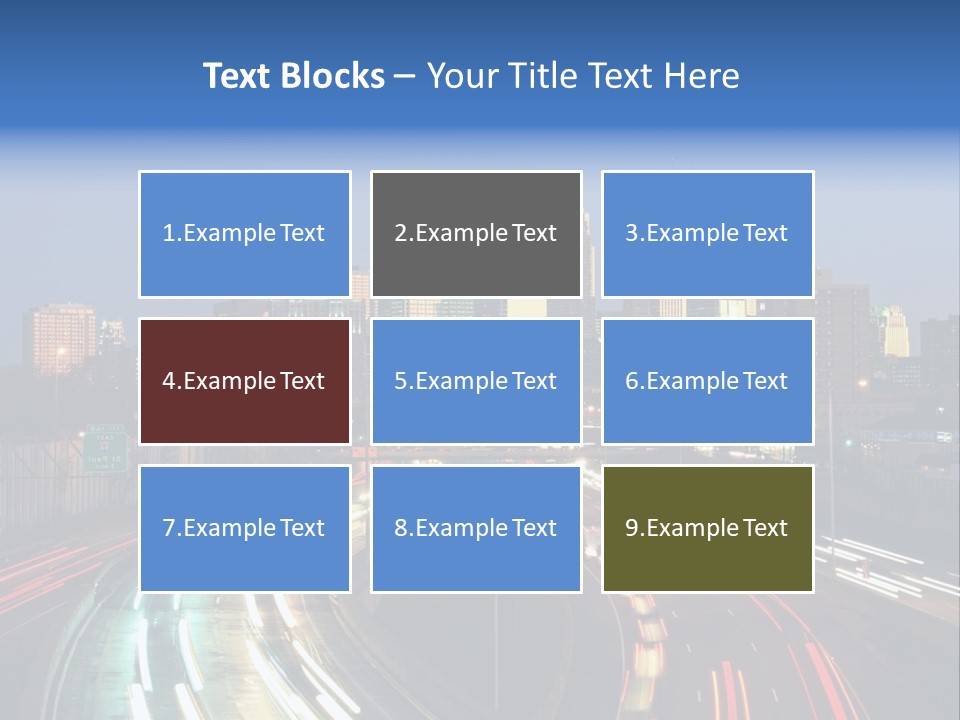 Dusk Building Office PowerPoint Template