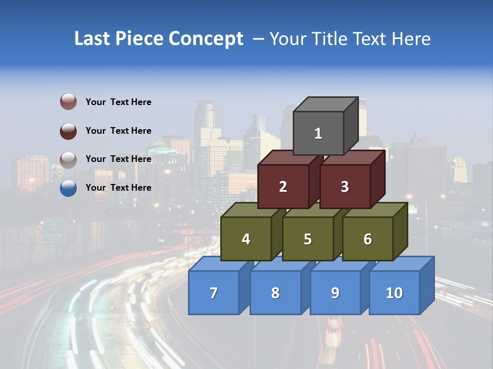 Dusk Building Office PowerPoint Template