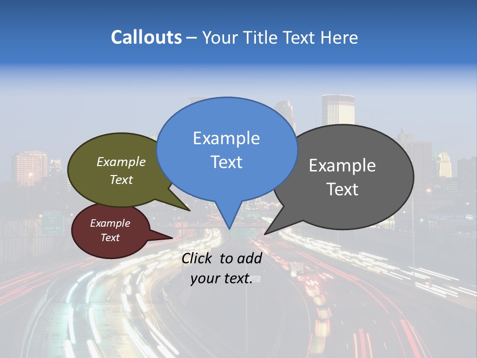 Dusk Building Office PowerPoint Template