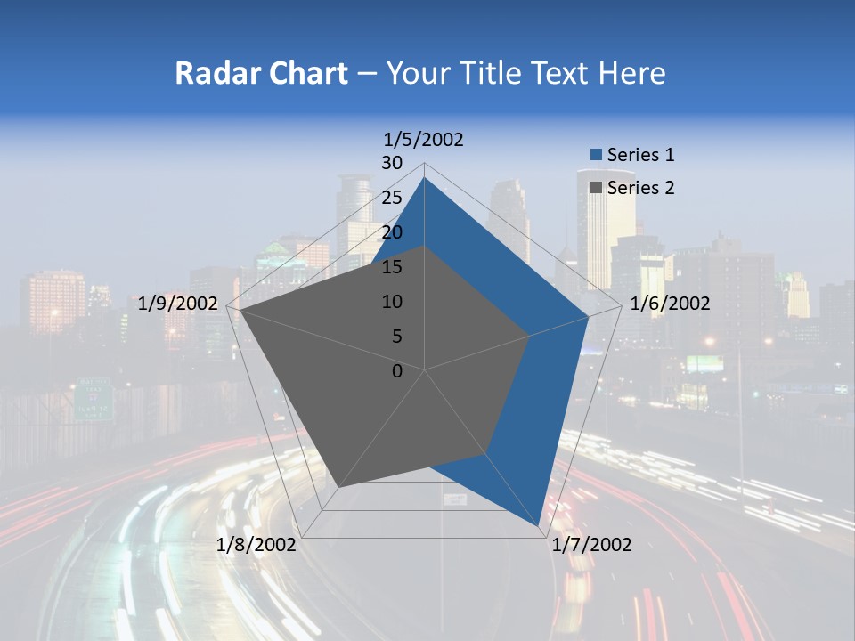 Dusk Building Office PowerPoint Template