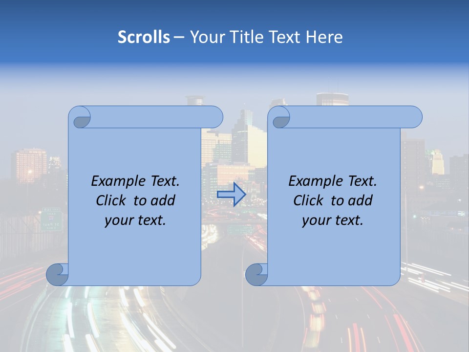 Dusk Building Office PowerPoint Template