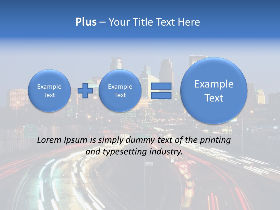 Dusk Building Office PowerPoint Template