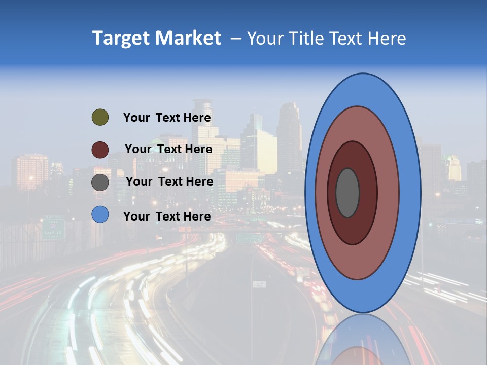 Dusk Building Office PowerPoint Template