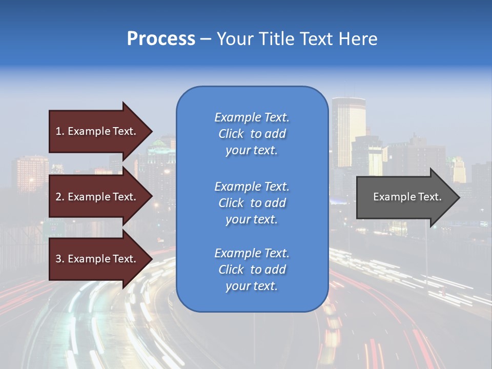 Dusk Building Office PowerPoint Template