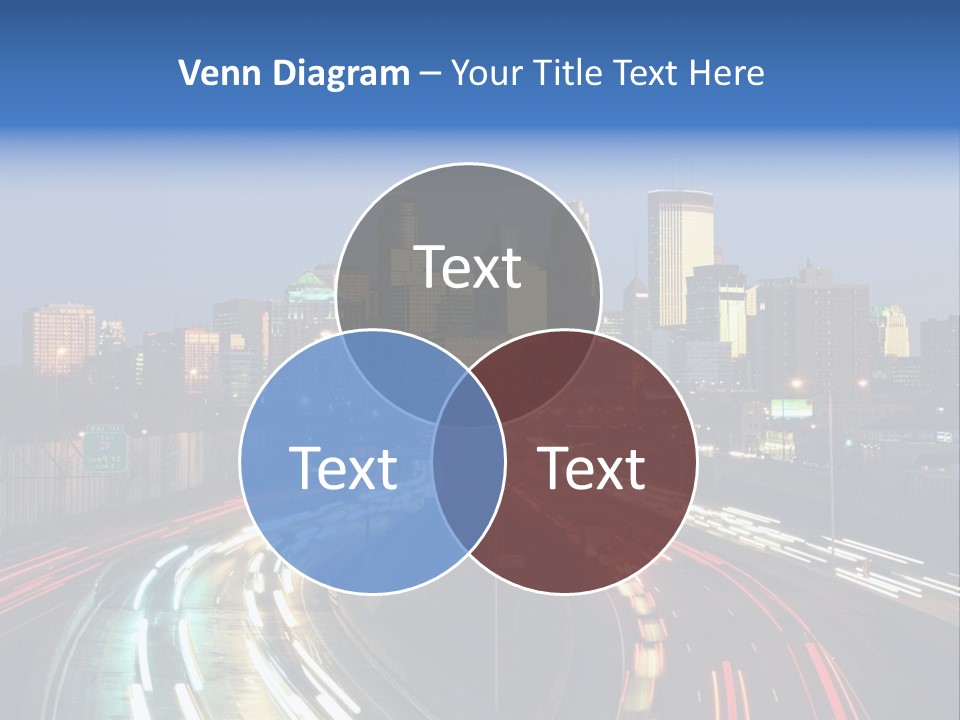 Dusk Building Office PowerPoint Template