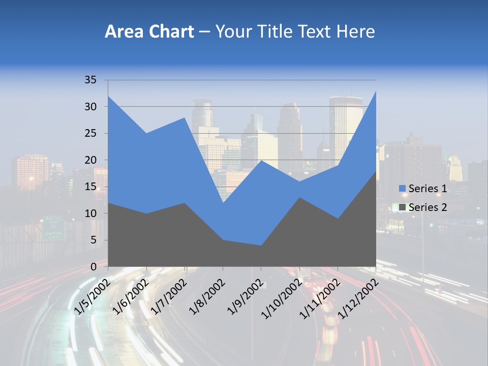 Dusk Building Office PowerPoint Template