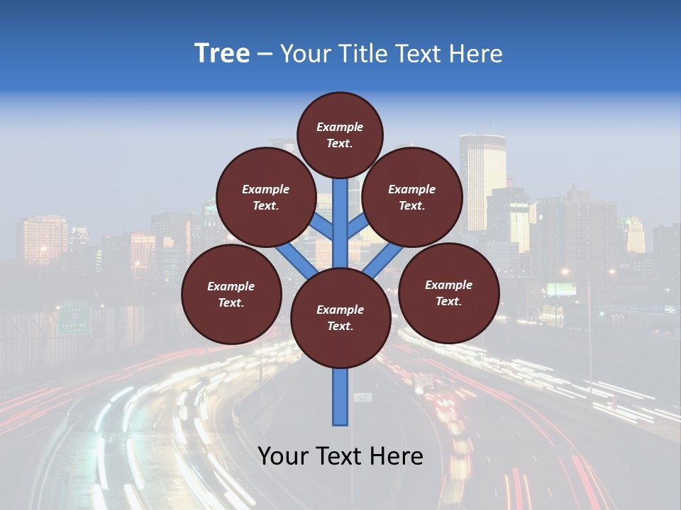 Dusk Building Office PowerPoint Template