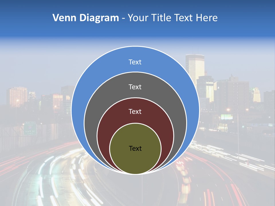 Dusk Building Office PowerPoint Template
