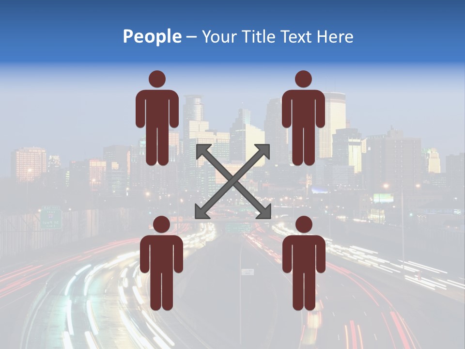 Dusk Building Office PowerPoint Template