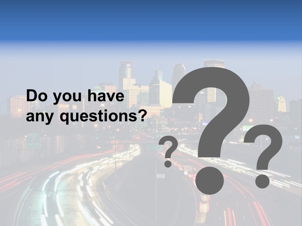 Dusk Building Office PowerPoint Template