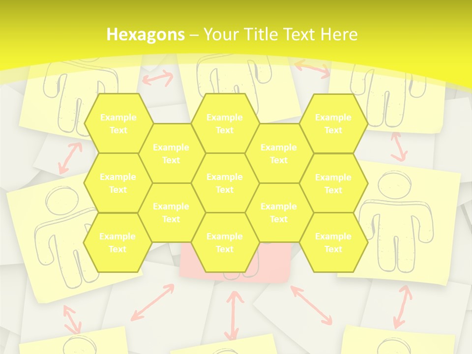 Communicate Notepaper Crowd PowerPoint Template