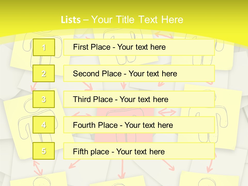 Communicate Notepaper Crowd PowerPoint Template
