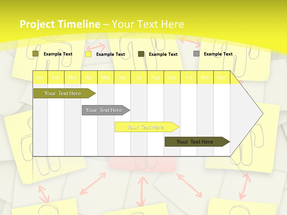Communicate Notepaper Crowd PowerPoint Template
