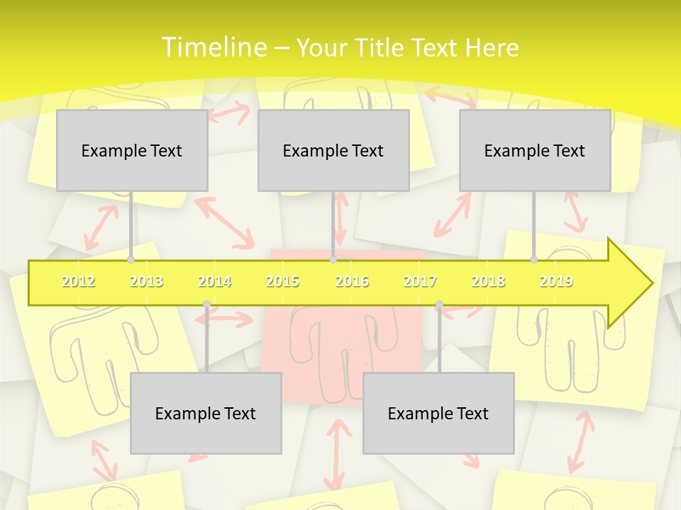 Communicate Notepaper Crowd PowerPoint Template