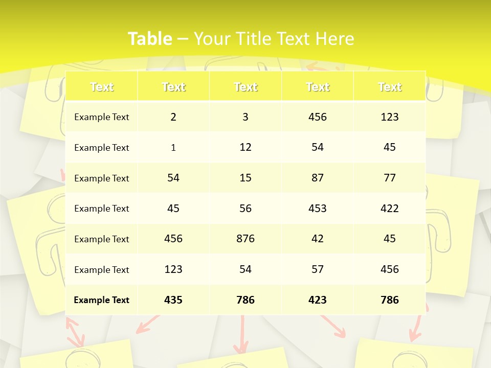 Communicate Notepaper Crowd PowerPoint Template