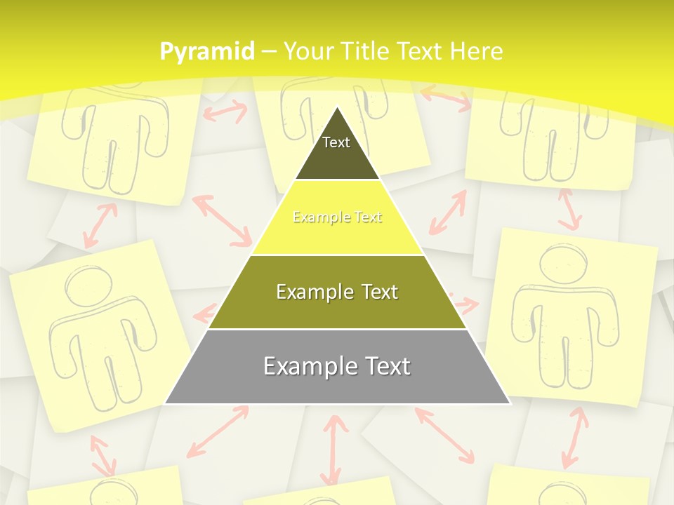 Communicate Notepaper Crowd PowerPoint Template