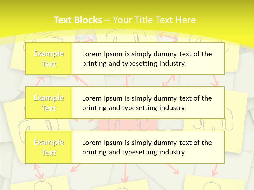 Communicate Notepaper Crowd PowerPoint Template