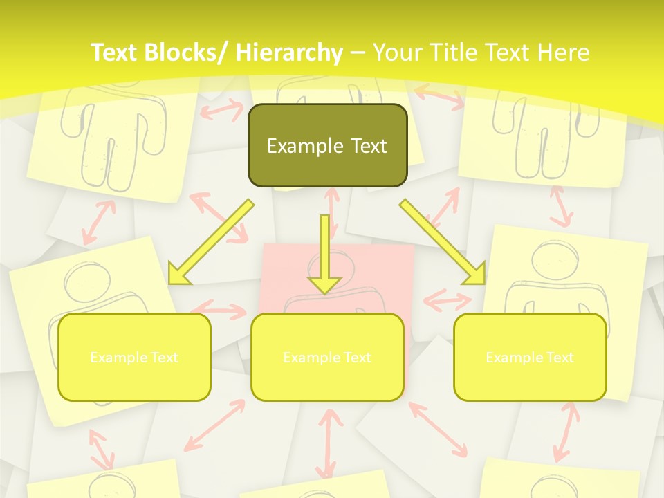 Communicate Notepaper Crowd PowerPoint Template