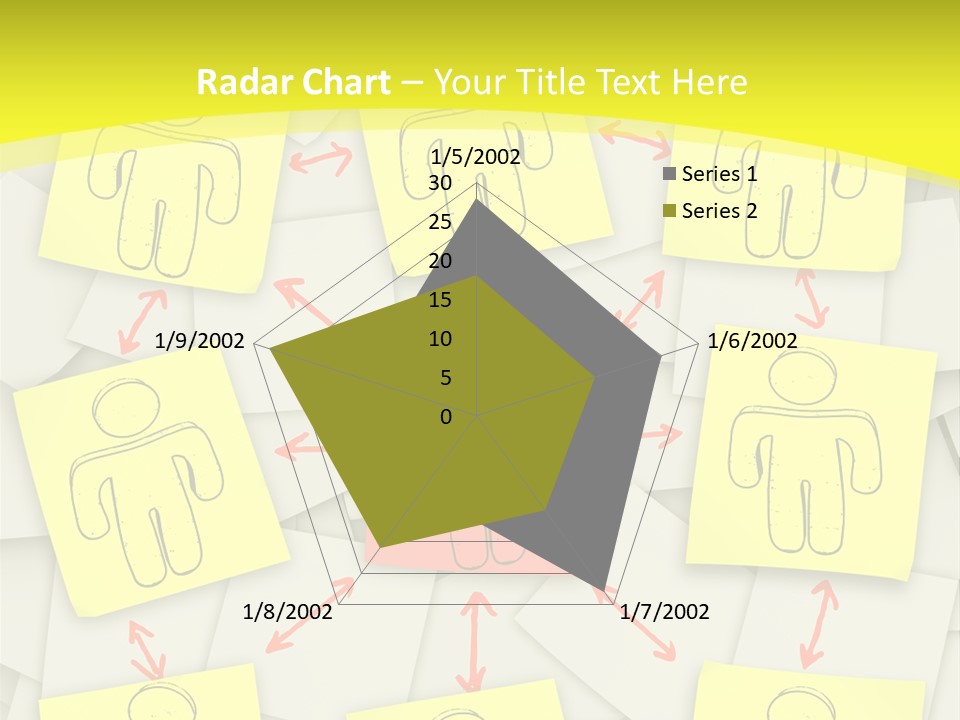Communicate Notepaper Crowd PowerPoint Template