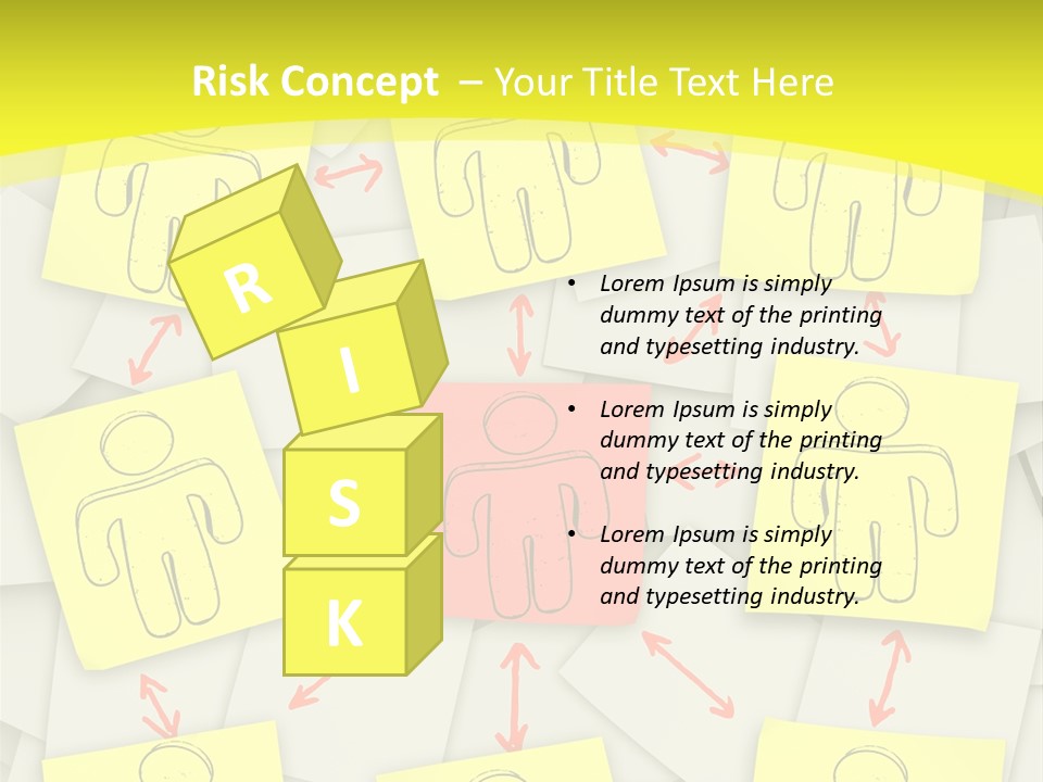 Communicate Notepaper Crowd PowerPoint Template