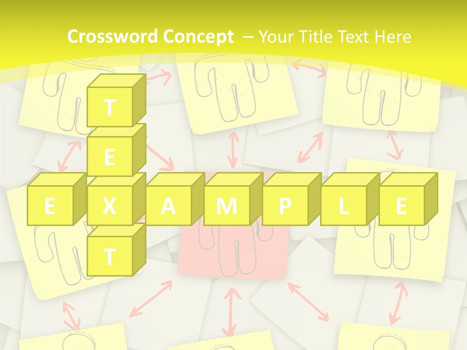 Communicate Notepaper Crowd PowerPoint Template