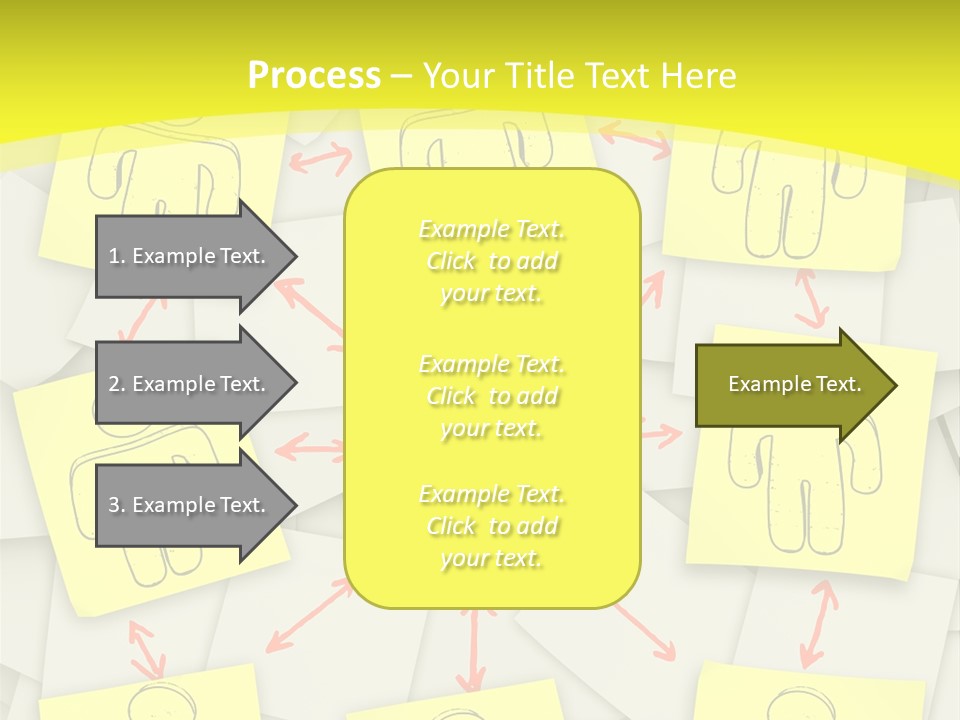 Communicate Notepaper Crowd PowerPoint Template