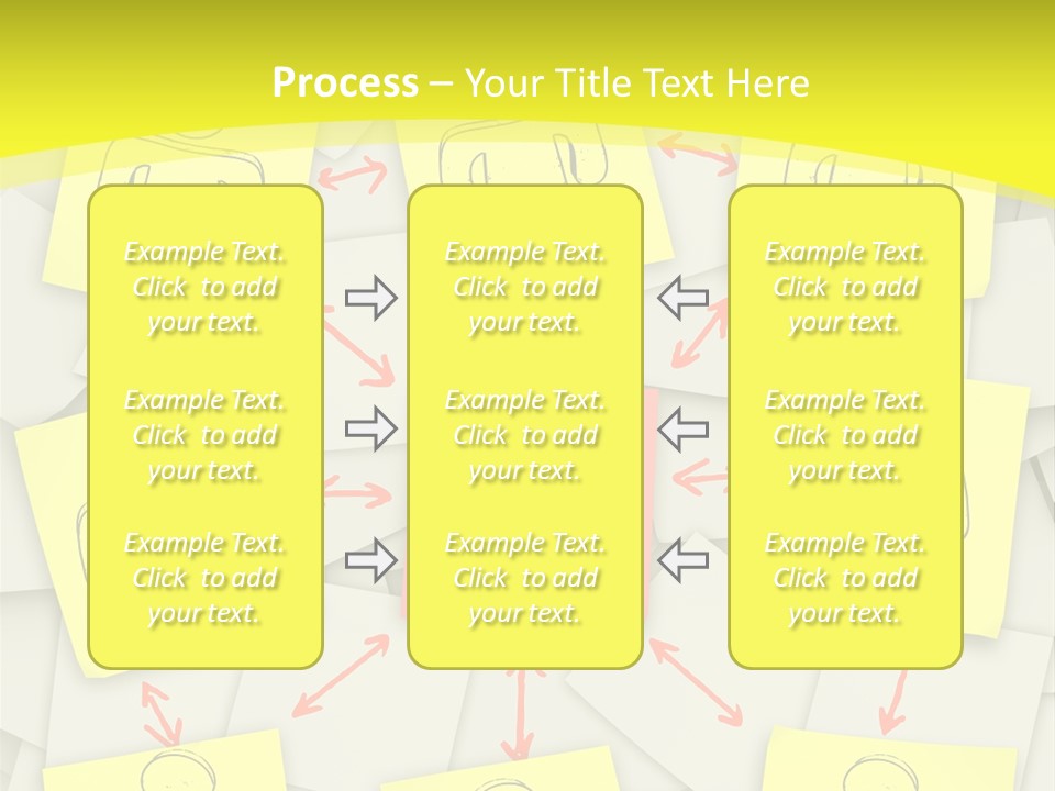 Communicate Notepaper Crowd PowerPoint Template