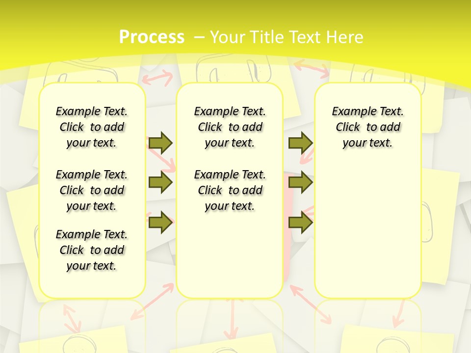 Communicate Notepaper Crowd PowerPoint Template