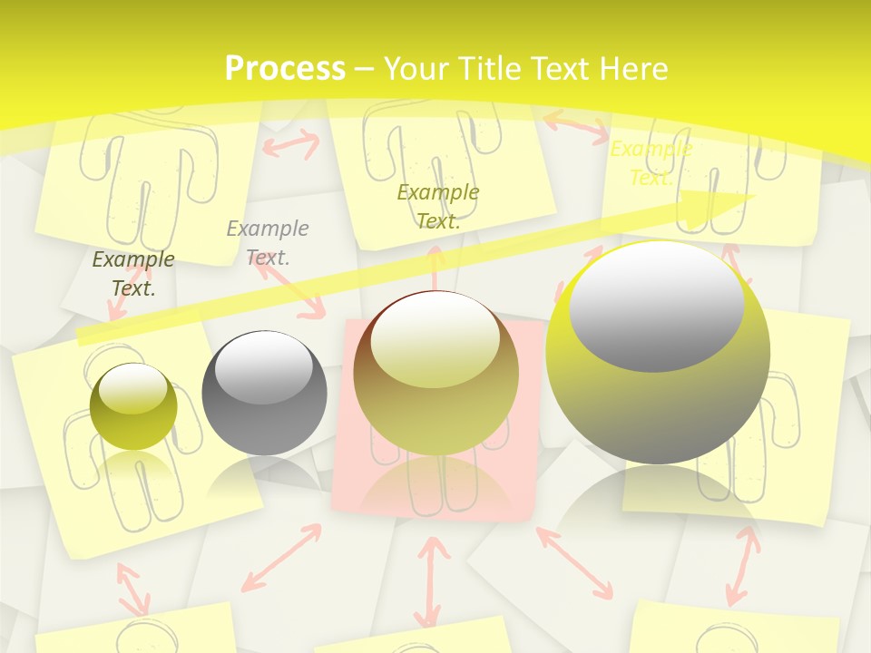 Communicate Notepaper Crowd PowerPoint Template