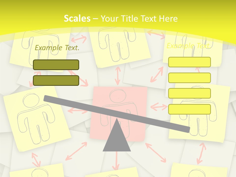 Communicate Notepaper Crowd PowerPoint Template
