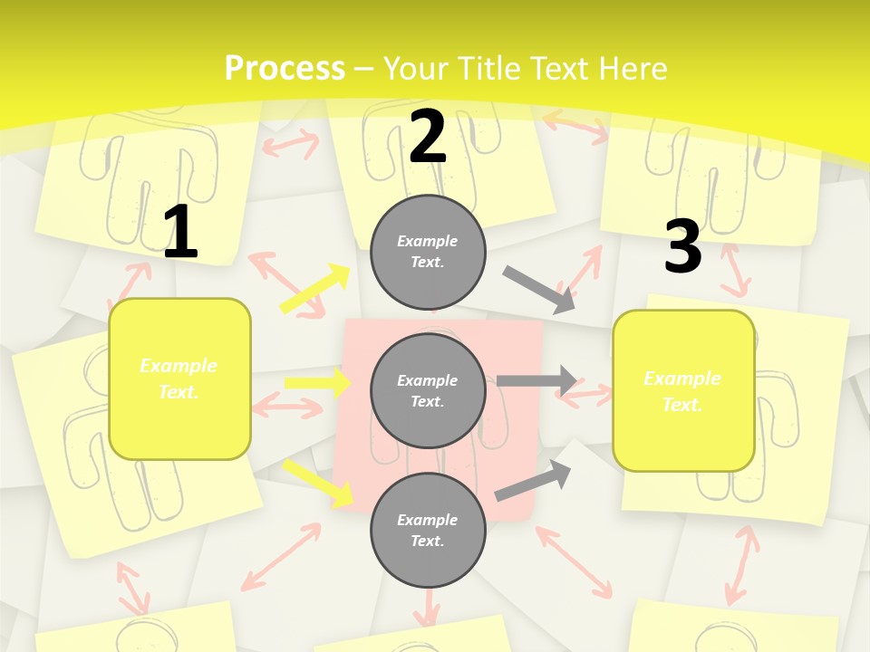 Communicate Notepaper Crowd PowerPoint Template