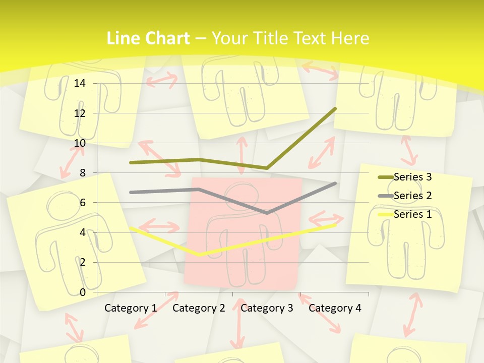Communicate Notepaper Crowd PowerPoint Template