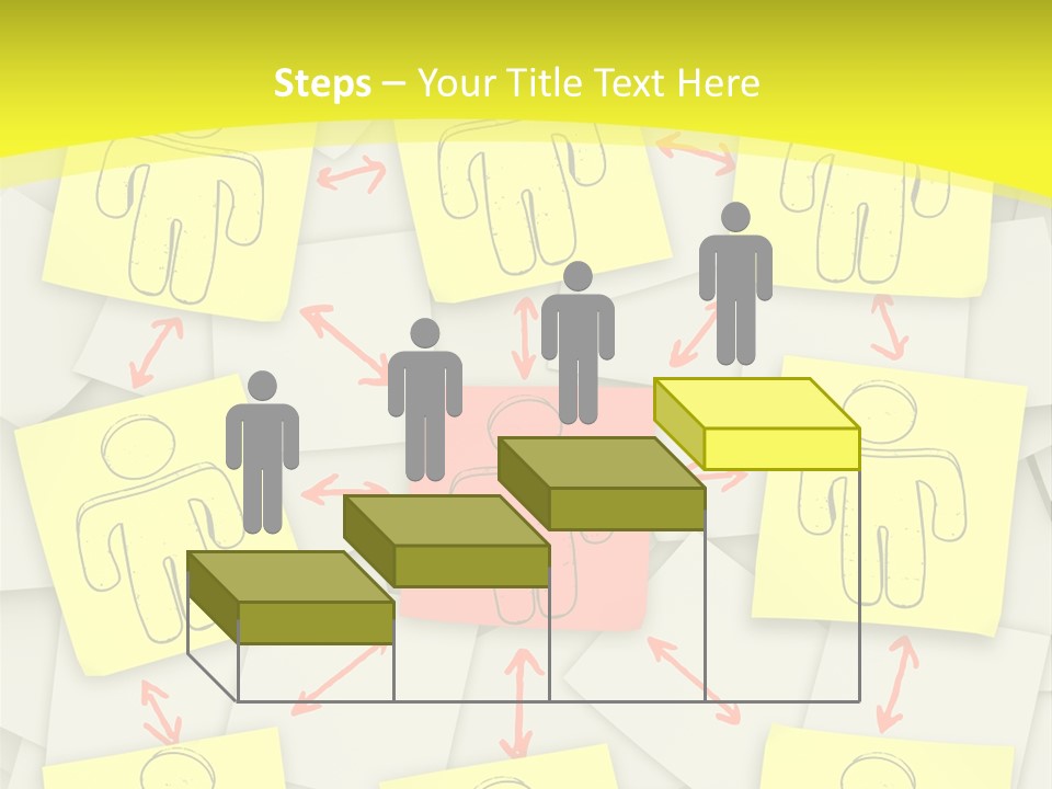 Communicate Notepaper Crowd PowerPoint Template