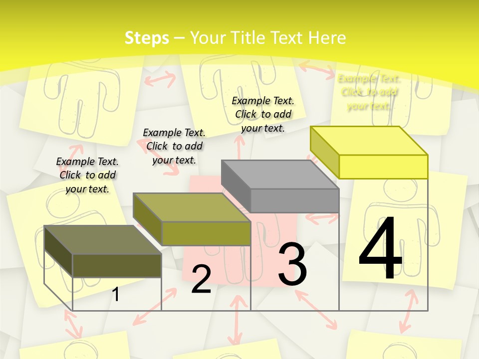Communicate Notepaper Crowd PowerPoint Template
