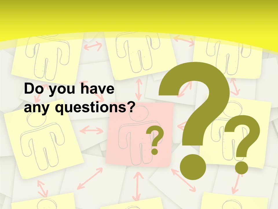 Communicate Notepaper Crowd PowerPoint Template