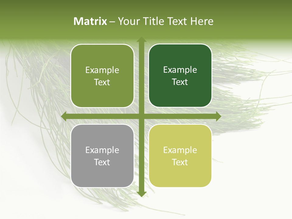 Cure Herb Image PowerPoint Template