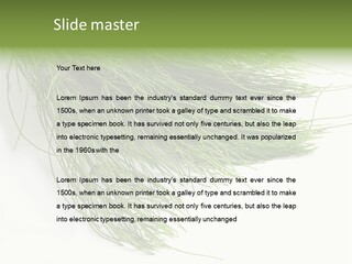 Cure Herb Image PowerPoint Template