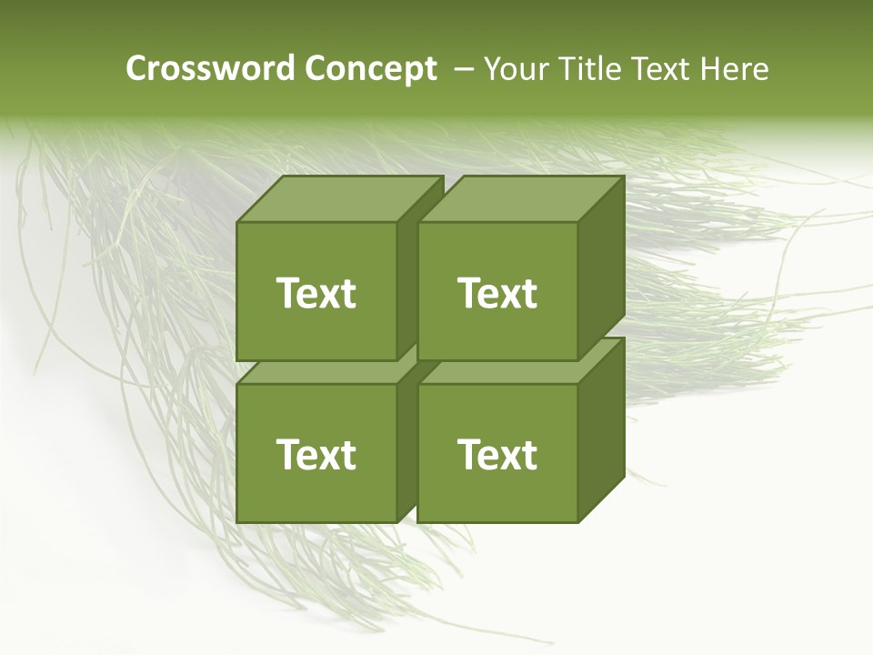 Cure Herb Image PowerPoint Template